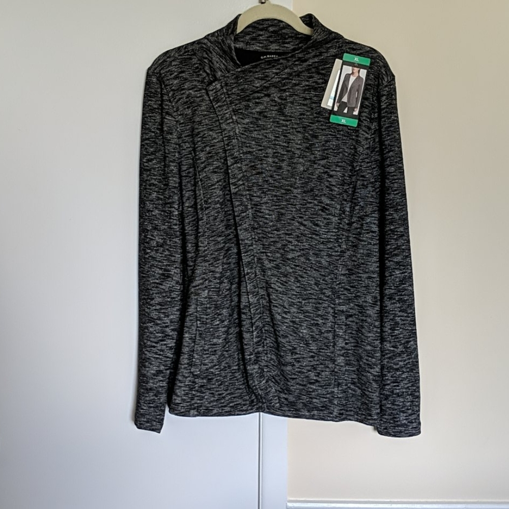 Bass assymetrical zip jacket